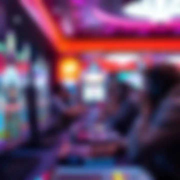 A vibrant online gaming community in action