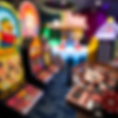 Visual representation of diverse casino games offered on Unibet